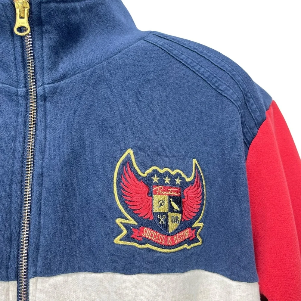 Adidas Skateboarding x‎ Primitive | Men’s XL | Zip-Up Red Blue Cream Jacket